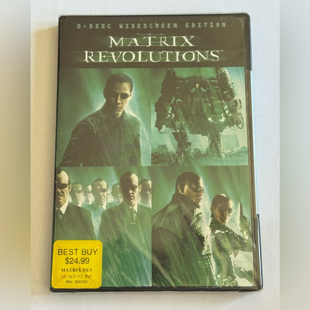 Matrix Revolutions 2 Disc Widescreen Edition DVD / New / Keanu Reeves